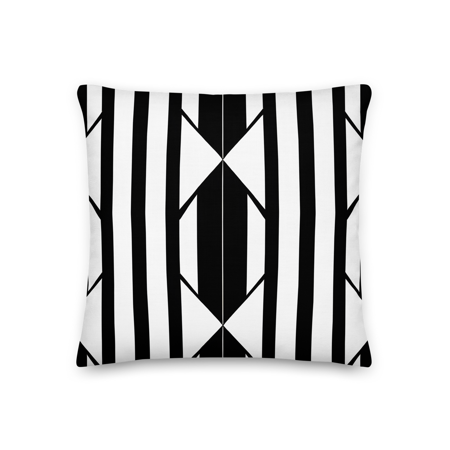 Decorative cushion with Art Deco pattern