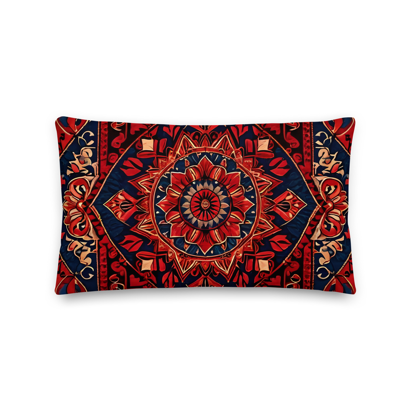 Decorative cushion with Moroccan Berber pattern