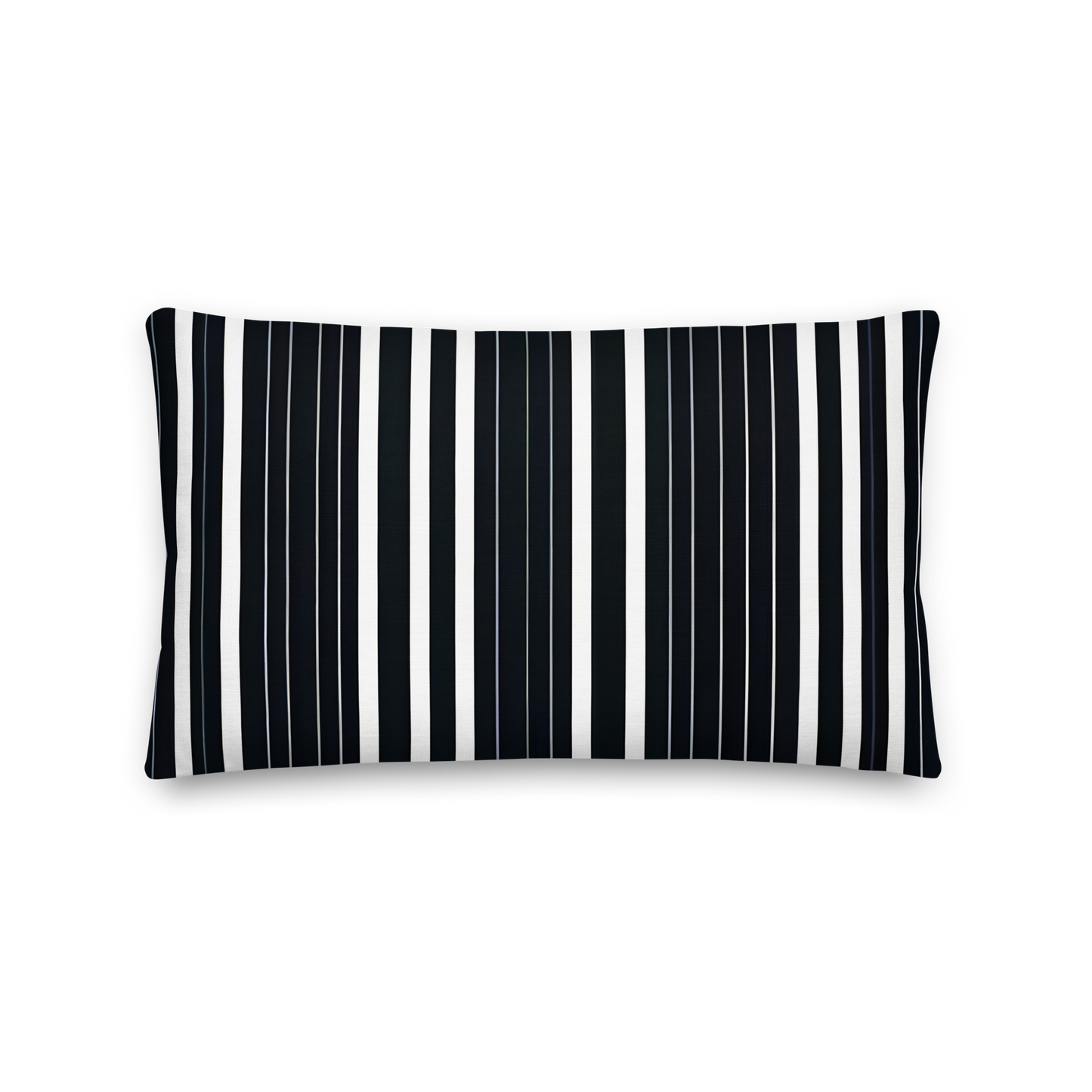 Decorative cushion with pin stripe pattern