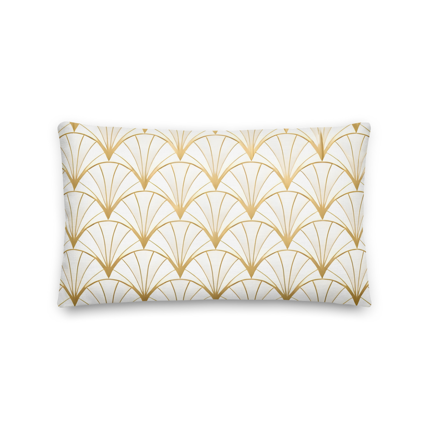 Decorative cushion with Art Deco pattern