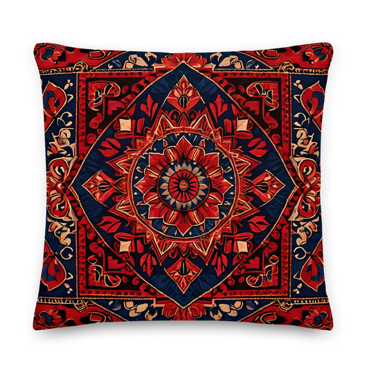 Decorative cushion with Moroccan Berber pattern