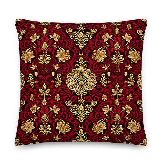 Decorative cushion with Ottoman palace pattern