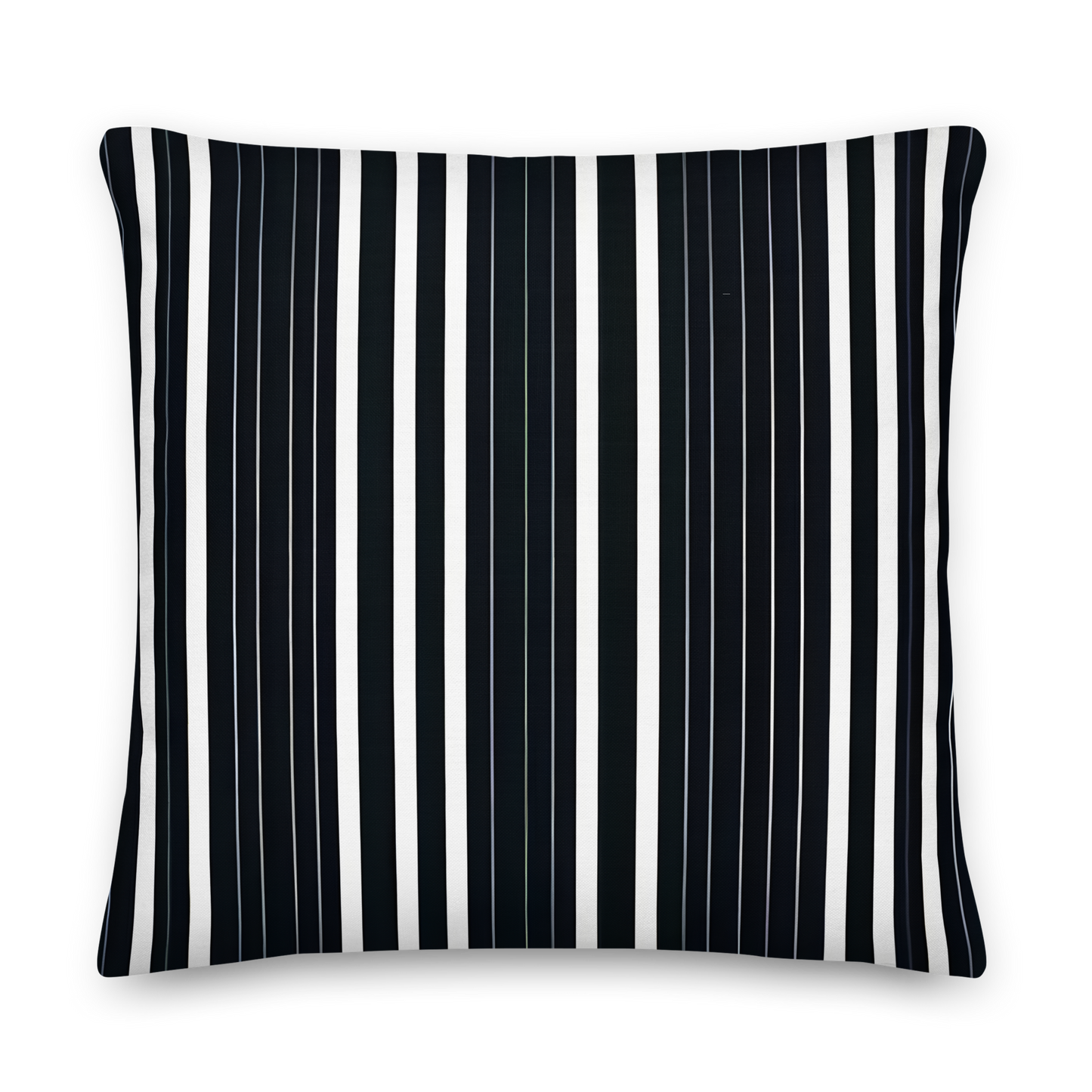 Decorative cushion with pin stripe pattern