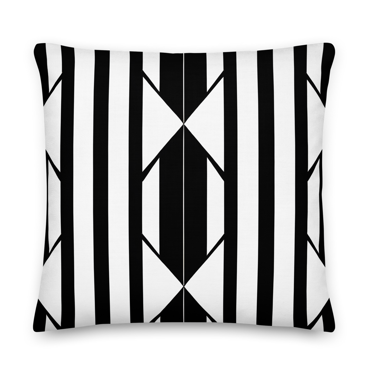 Decorative cushion with Art Deco pattern